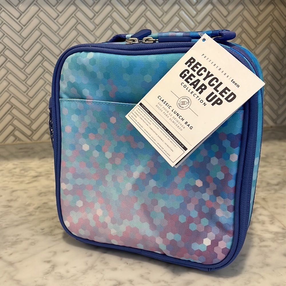 PBT Recycled Gear Up Classic Lunch Box, Shimmer